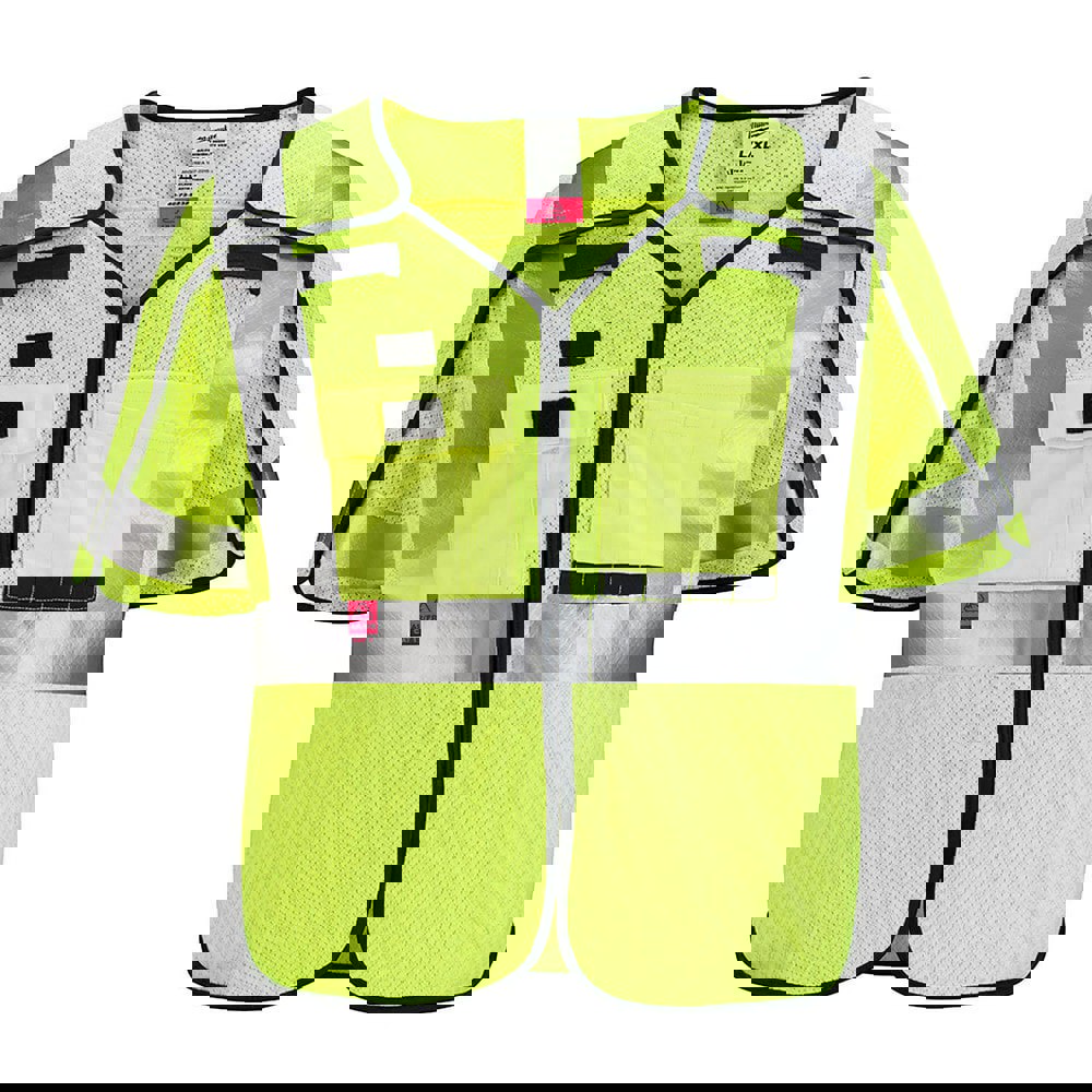 High Visibility Vests; Size: Small/Medium ; Color: Yellow ; Closure Type: Hook & Loop ; ANSI Class: 3